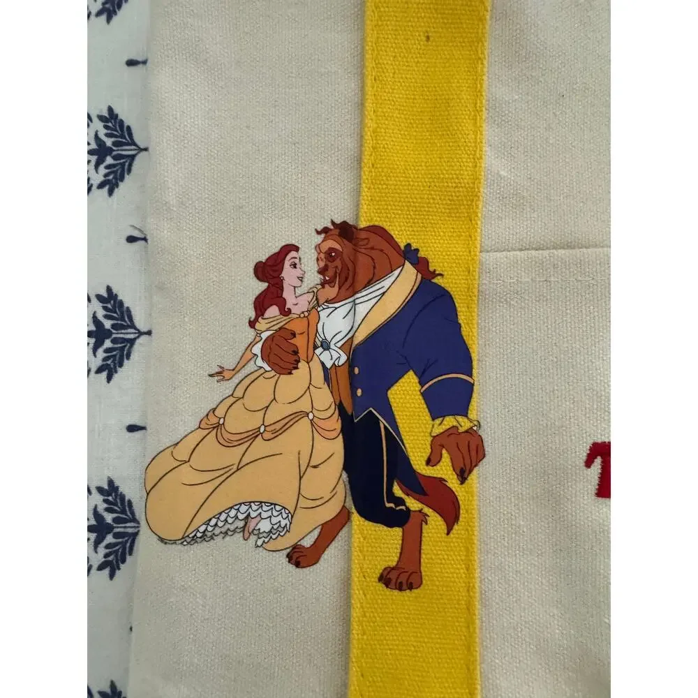 Disney Belle Double Sided Custom Made Trader Joes Mini Tote
